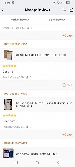 Customer reviews