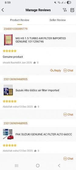 Customer reviews