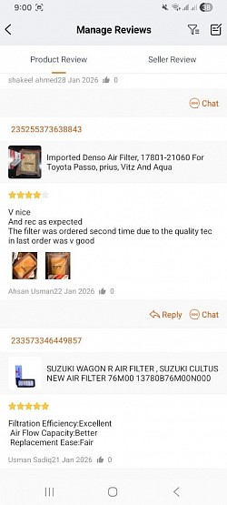 Customer reviews